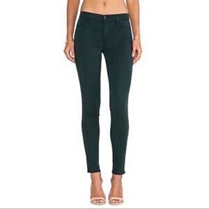 J Brand Super Skinny Jeans Forrest Green